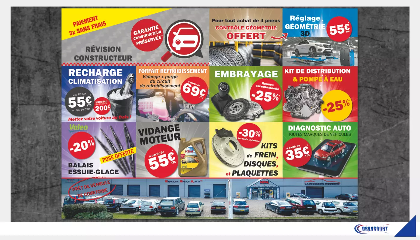 Flyers Automobiles. Brau Auto 45.