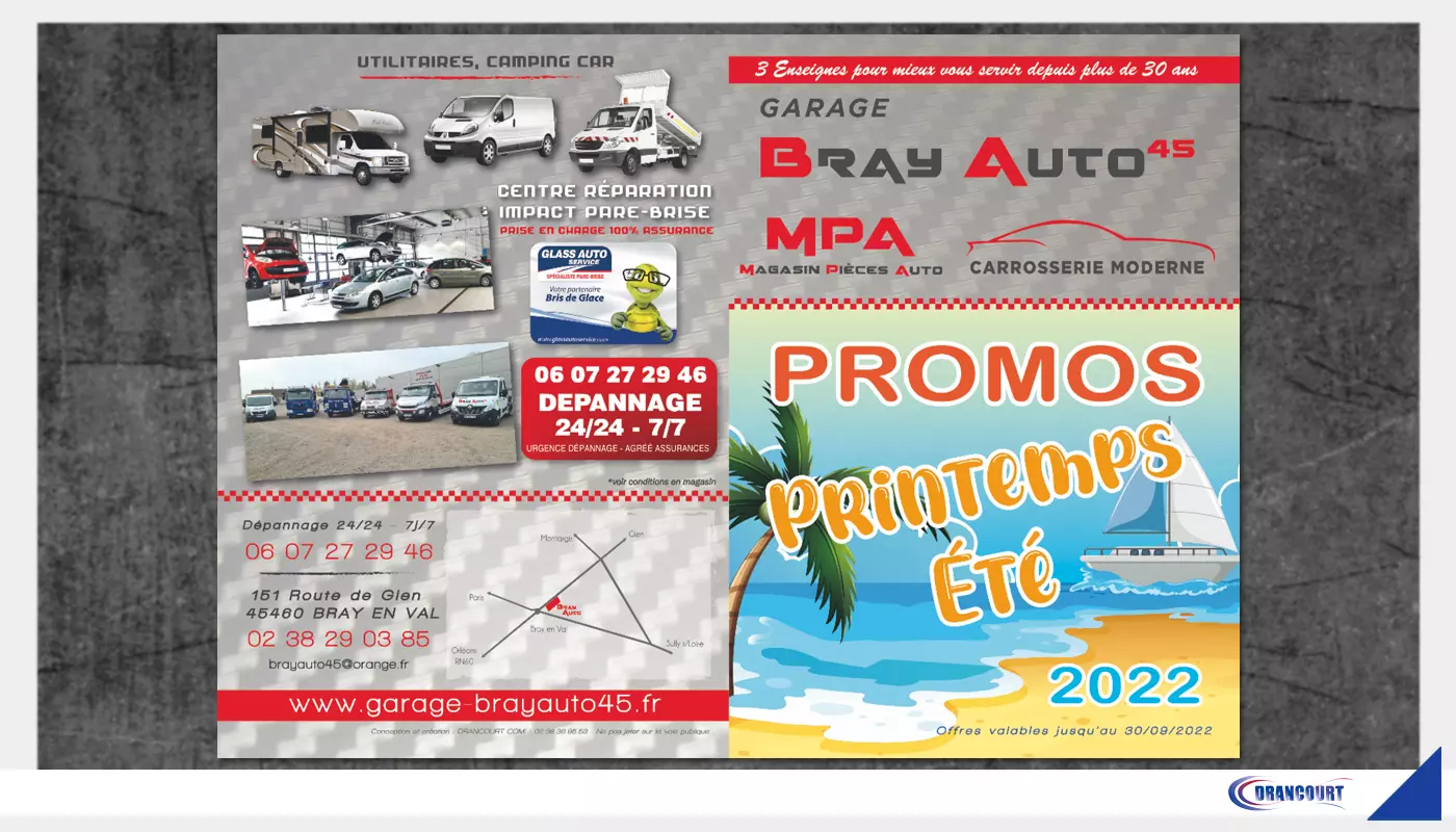 Flyers Automobiles. Brau Auto 45, été 2022.