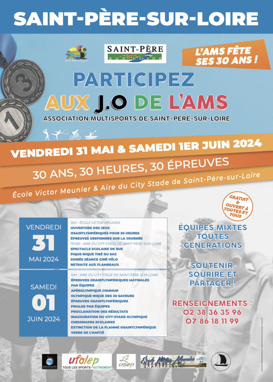 Affiche J.O de l'AMS