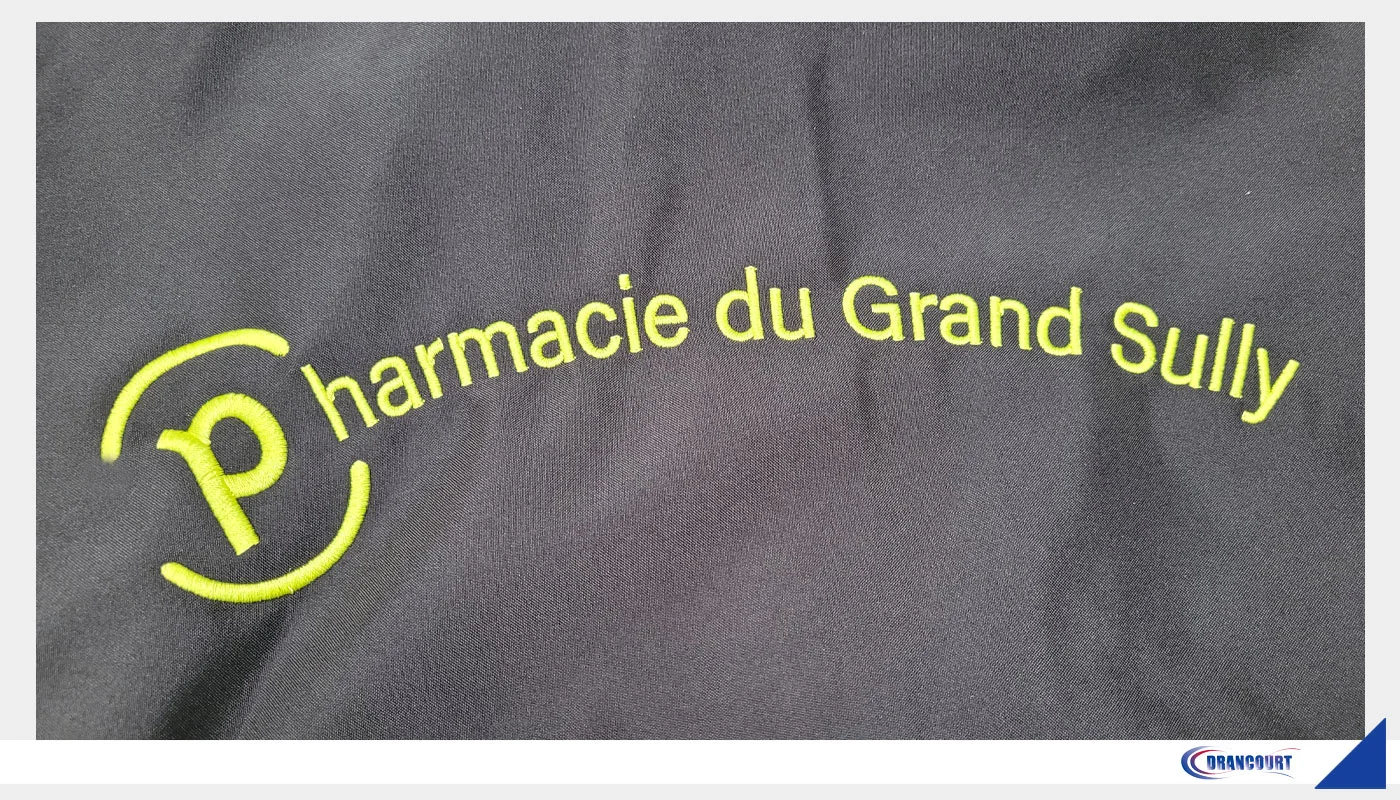 Vêtement personnalisé : doudoune Pharmacie du Grand Sully