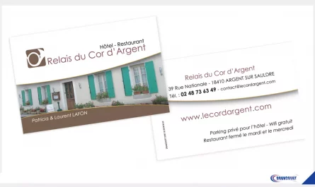 Carte de Visite le Relais du Cor d'Argent