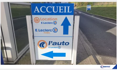 Signalétique Entreprise Leclerc Amilly