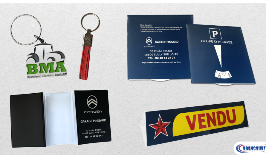 Supports de communication indispensables : Garage et Concession
