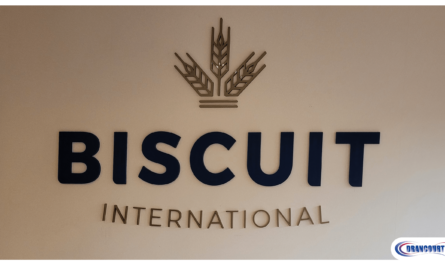 Bannière mur d'image en lettres PVC Biscuit International