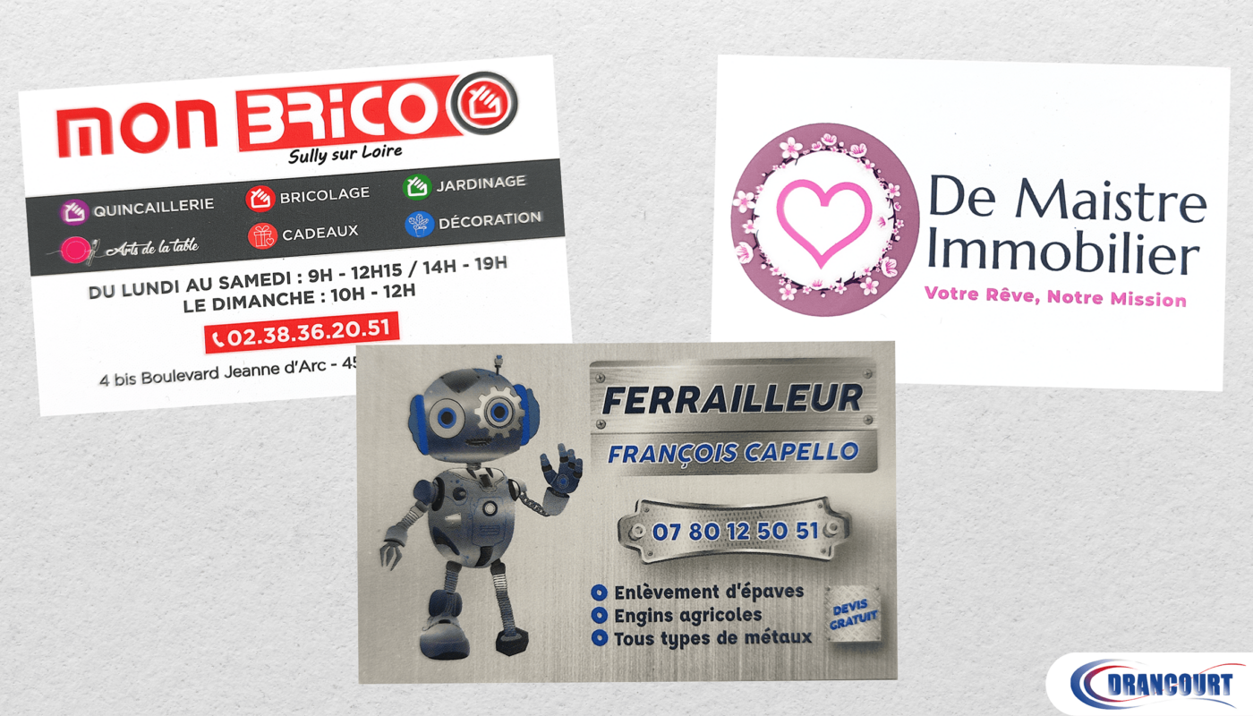 Bannière cartes de visite Mon brico, Ferrailleur François Capello et De Masitre Immobilier