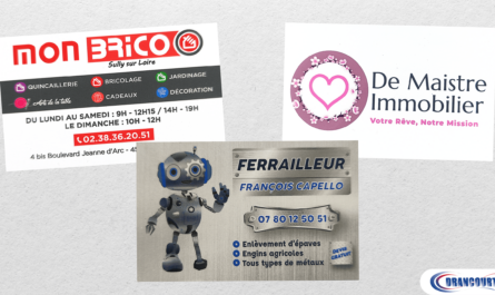 Bannière cartes de visite Mon brico, Ferrailleur François Capello et De Masitre Immobilier