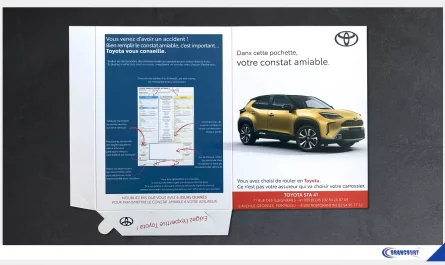 Porte Constat Amiable Personnalisé Toyota STA