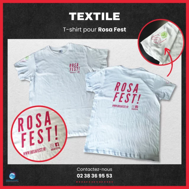 👕Personnalisation de t-shirts pour 𝗥𝗼𝘀𝗮 𝗙𝗲𝘀𝘁 ! 👕

Idéals pour attirer l’attention lors de vos événements, les vêtements personnalisés permettent à votre équipe de se démarquer facilement dans la foule et de créer un sentiment d’unité. 💪

❓Vous souhaitez en savoir plus sur les avantages des vêtements personnalisés ? C’est par ici : ➡️https://www.blog.drancourt-communication.com/2024/11/15/vetements-personnalises-entreprise/ 

Merci à @rosafest45  pour sa confiance. 🙏

Contactez-nous : ☎️ 02 38 36 95 53

#DrancourtCommunication #Communication #CommunicationVisuelle #Graphisme #Entrepriselocale #Entreprise #Évènement #EntrepriseFrançaise #SullySurLoire #CentreValDeLoire #SupportsCommunication #Vêtementspersonnalisés #Flocage #Flocagetextile #Textile #Tshirt